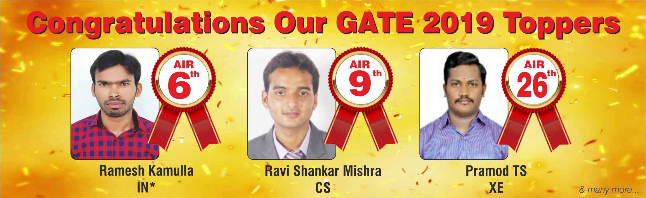 T.I.M.E. GATE 2019 Results